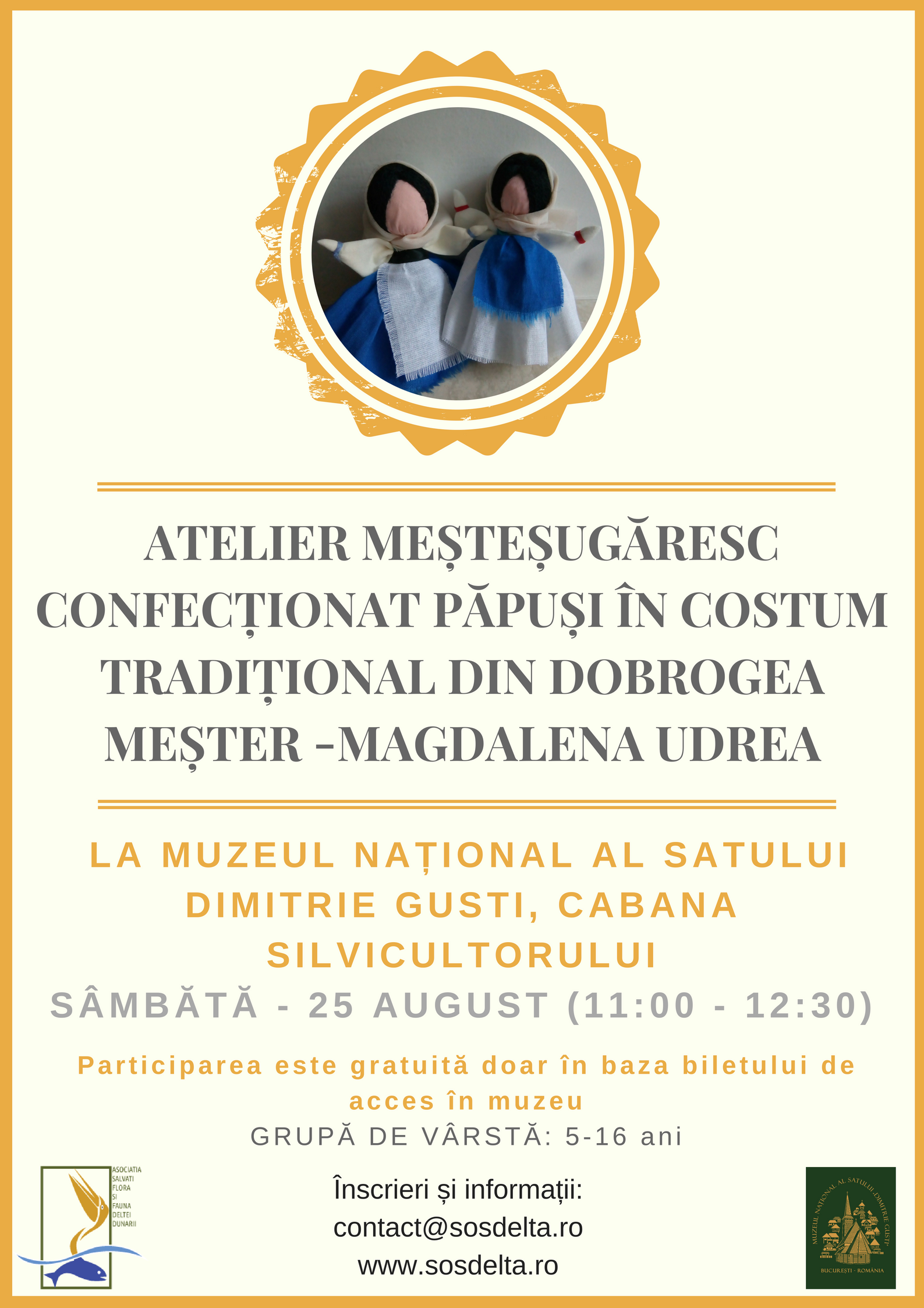 atelier meșteșugăresc păpuși traditionale