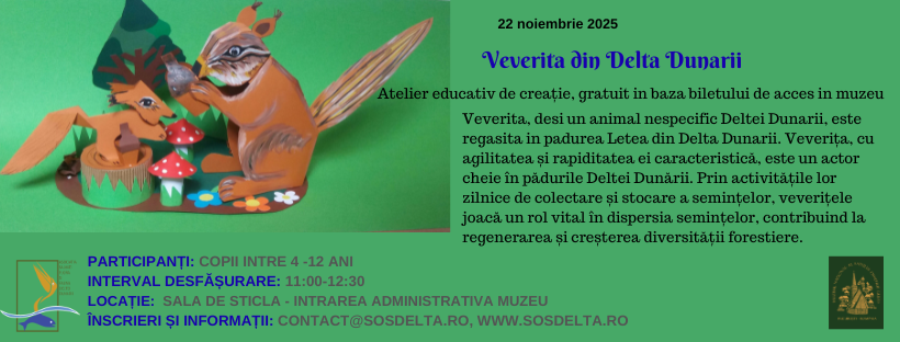 Veverita din Delta Dunarii