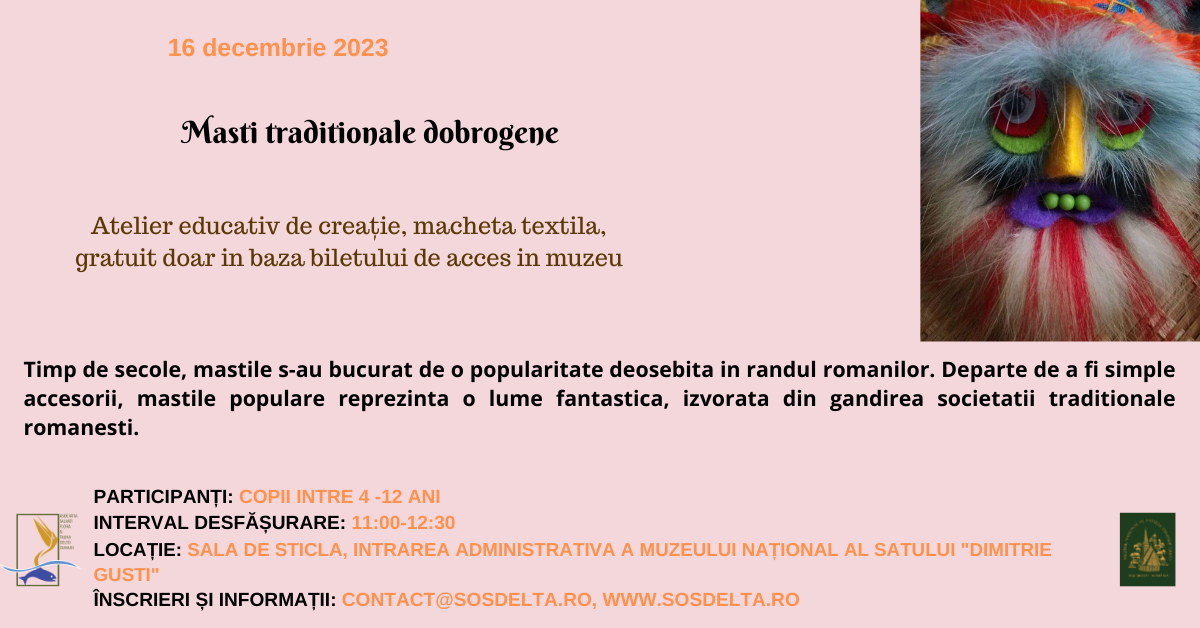 Datini din Dobrogea - Jocul mastii