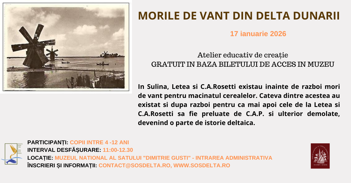 Morile de vant din Delta Dunarii
