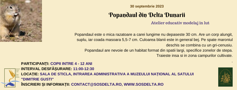 Popandaul din Delta Dunarii